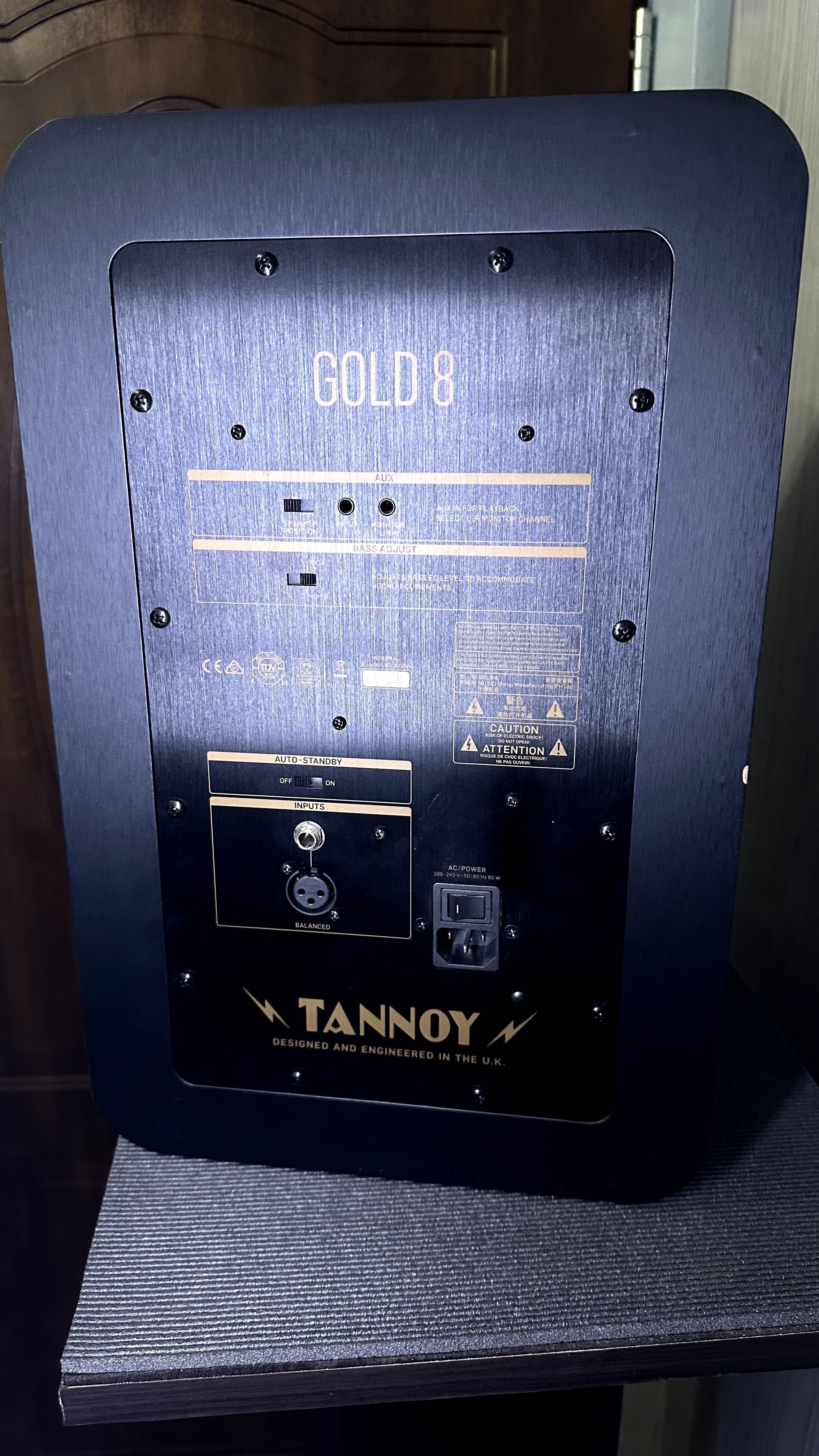Monitory studyjne Tannoy Gold 8 para