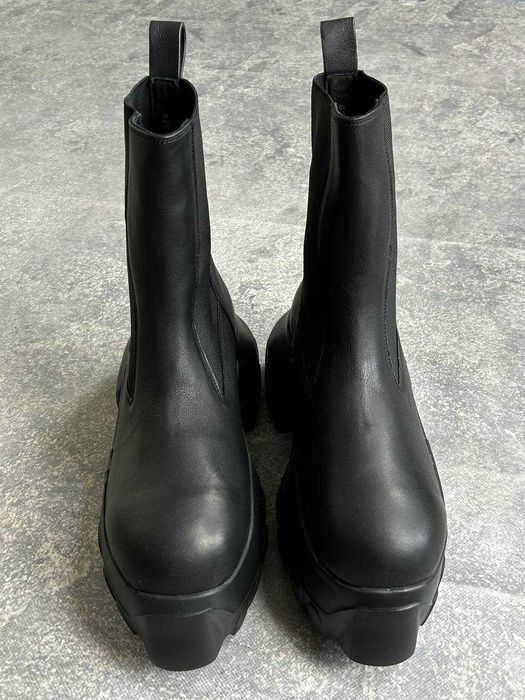 Rick Owens Tractor boots black черевики чоботи чорні ботинки черные