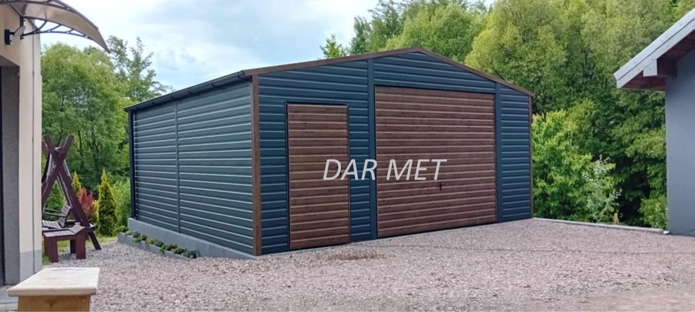 Hala Garaż Wiata Warsztat Magazyn Konstrukcja Stalowa Projekt Dar Met