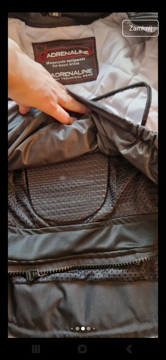 Kurtka motocyklowa XS Adrenaline. Damska. Jak nowa. Czarna