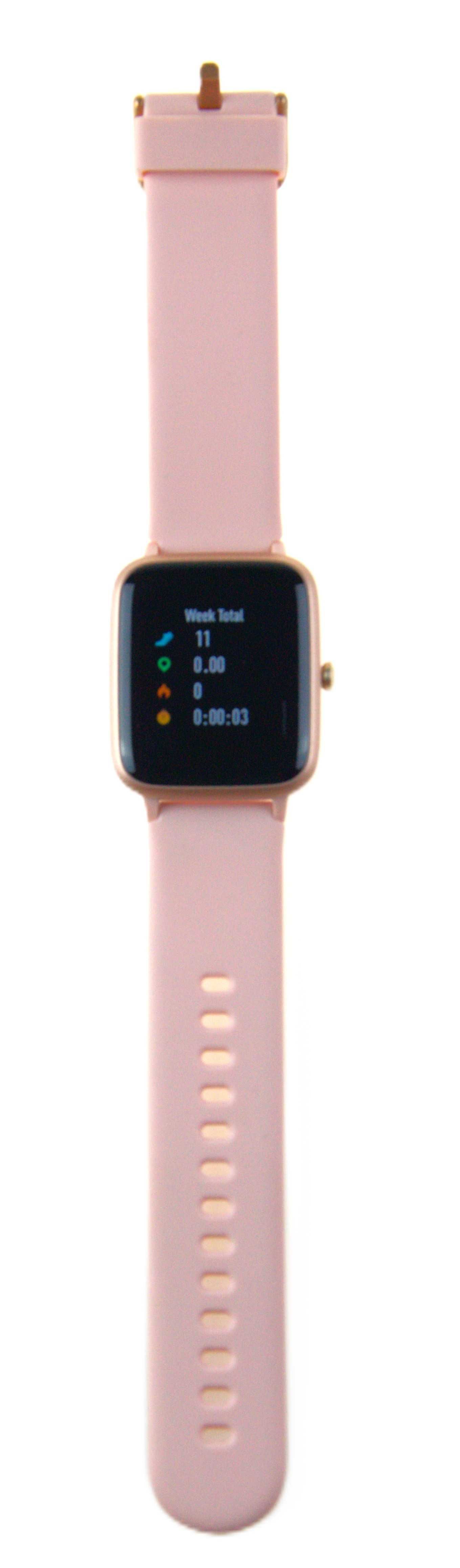 Zegarek smartwatch różowy, ID205L, IP68, ekran dotykowy,ekran 1,3 cala