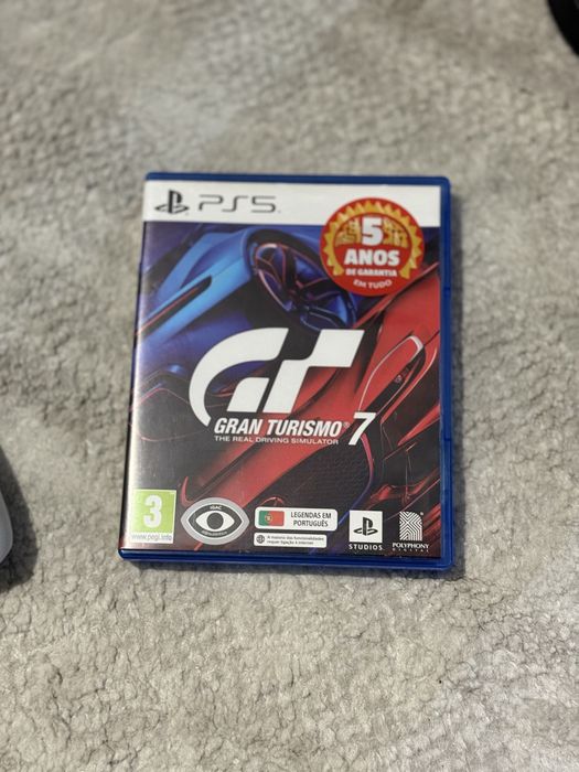 PlayStation 5 com Leitor + Caixa + Comando + GT7 – Como Nova