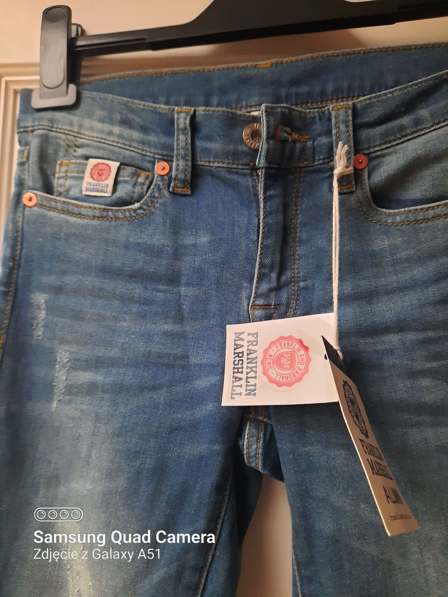 Nowe jeansy damskie marki Franklin&Marshall. Rozmiar 25