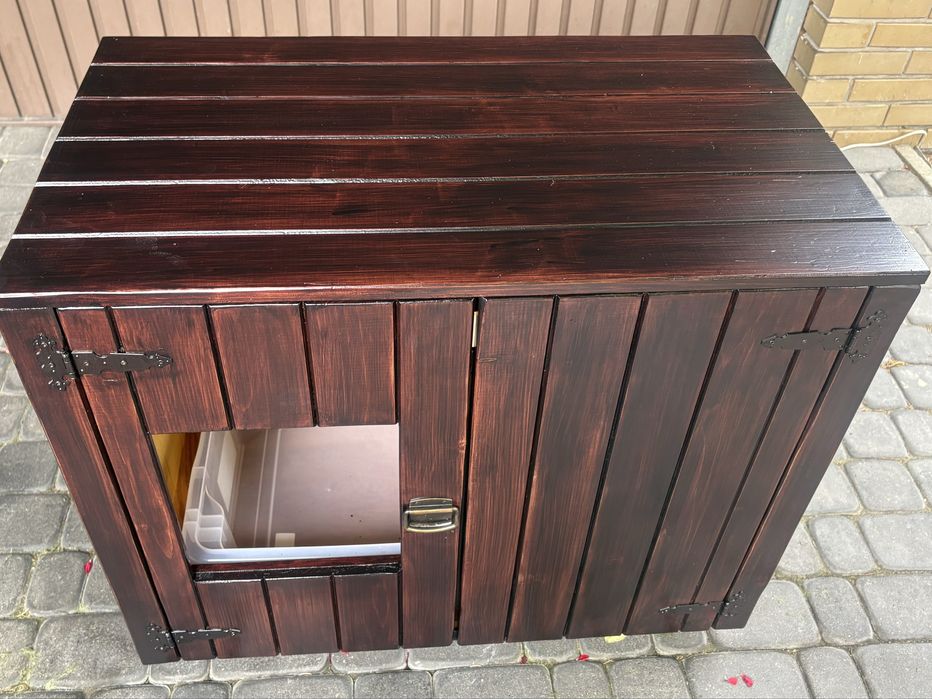 Meblowa kuweta XXL dla kota, komoda kuweta dla Maincoon