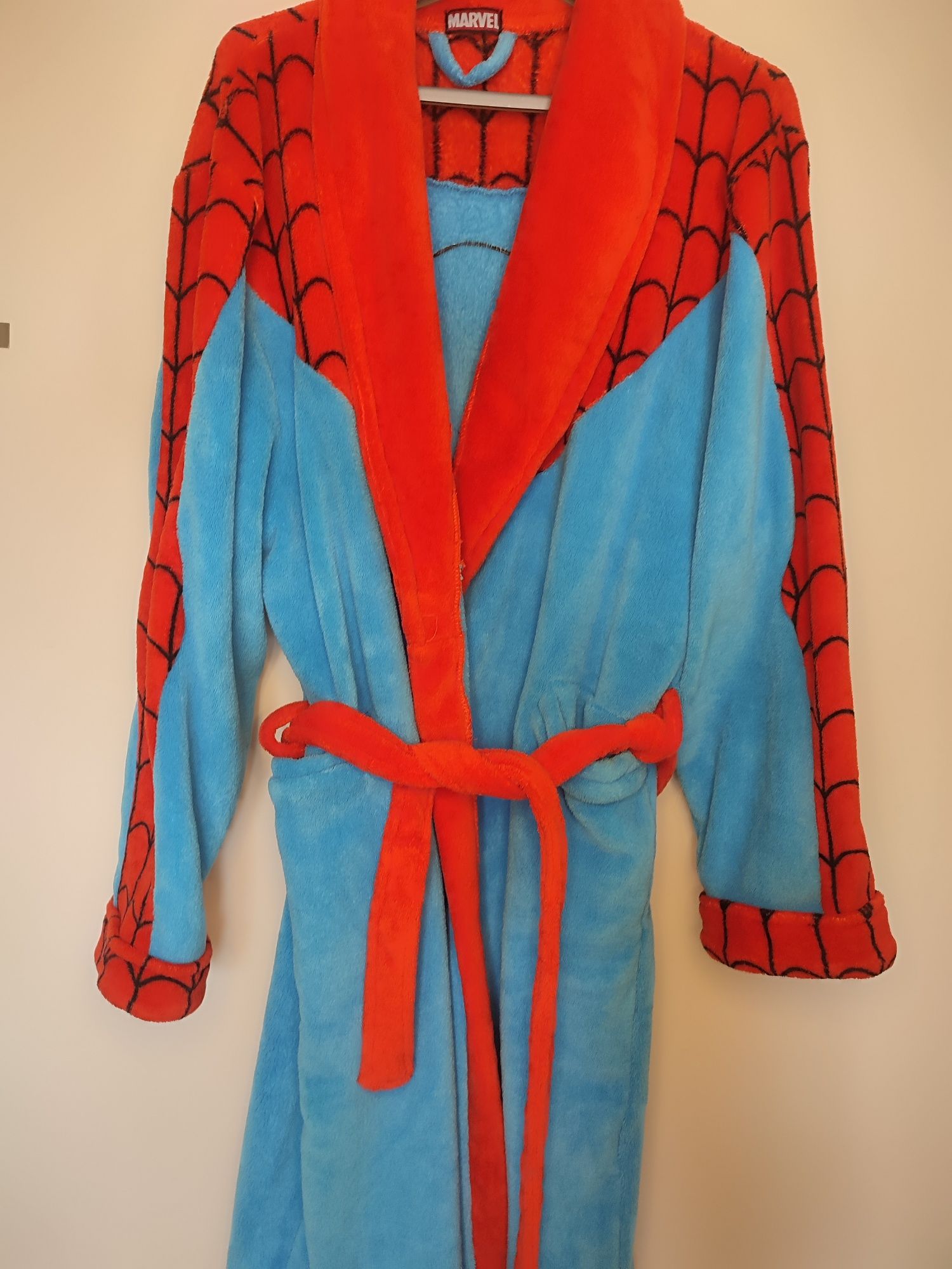 Szlafrok kąpielowy Spiderman r XL prezent dla fana Marvel
