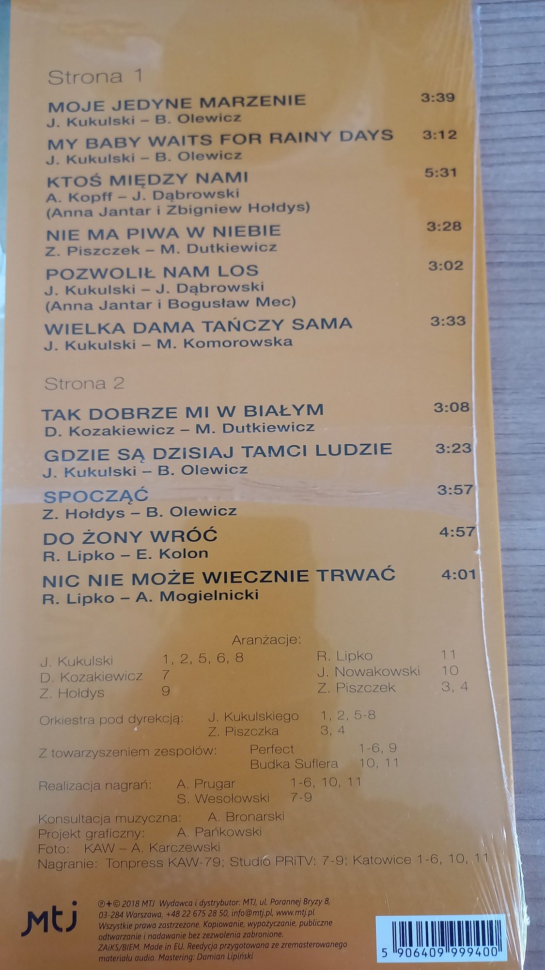 Anna Jantar płyta winylowa nowa folia HIT! Szybka wysyłka! Polecam!