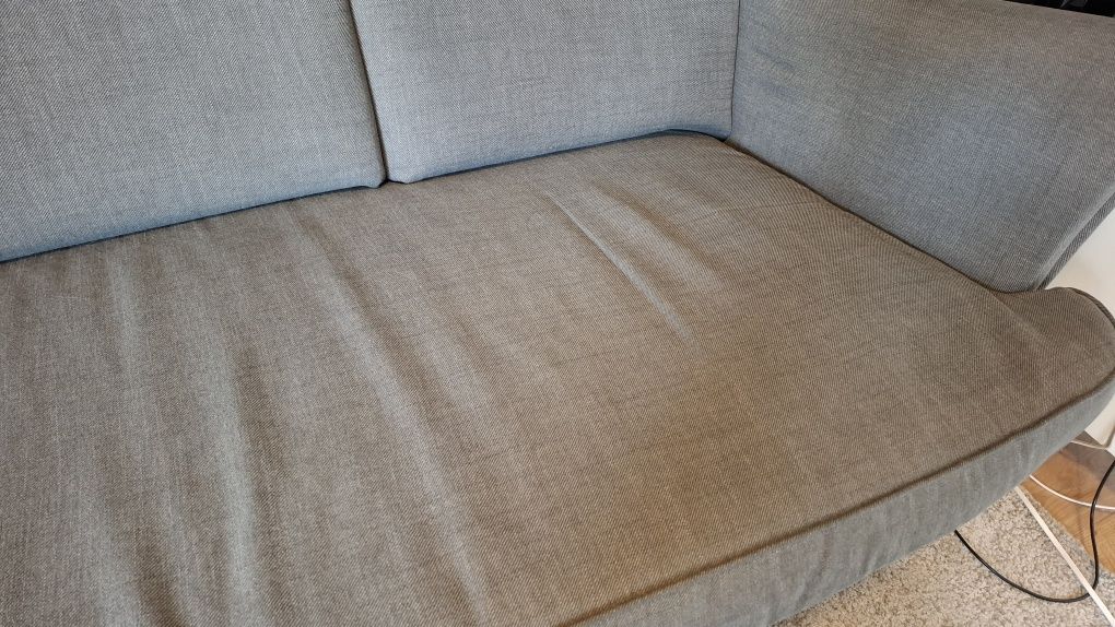 Sofa 3-osobowa Strandmon, Ciemnoszary Nordvalla (z IKEA)