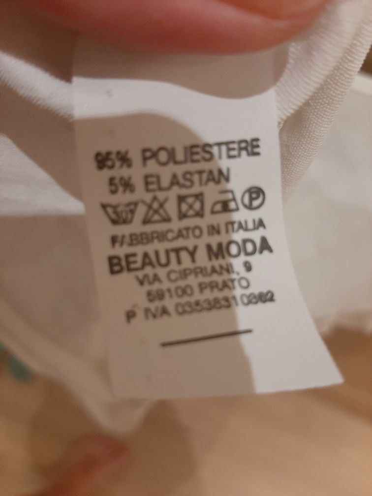 Nowa bluzka ciążowa biała elegancka