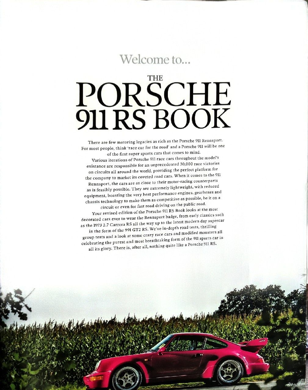 Porsche 911 RS Book album piękne zdjęcia auto moto