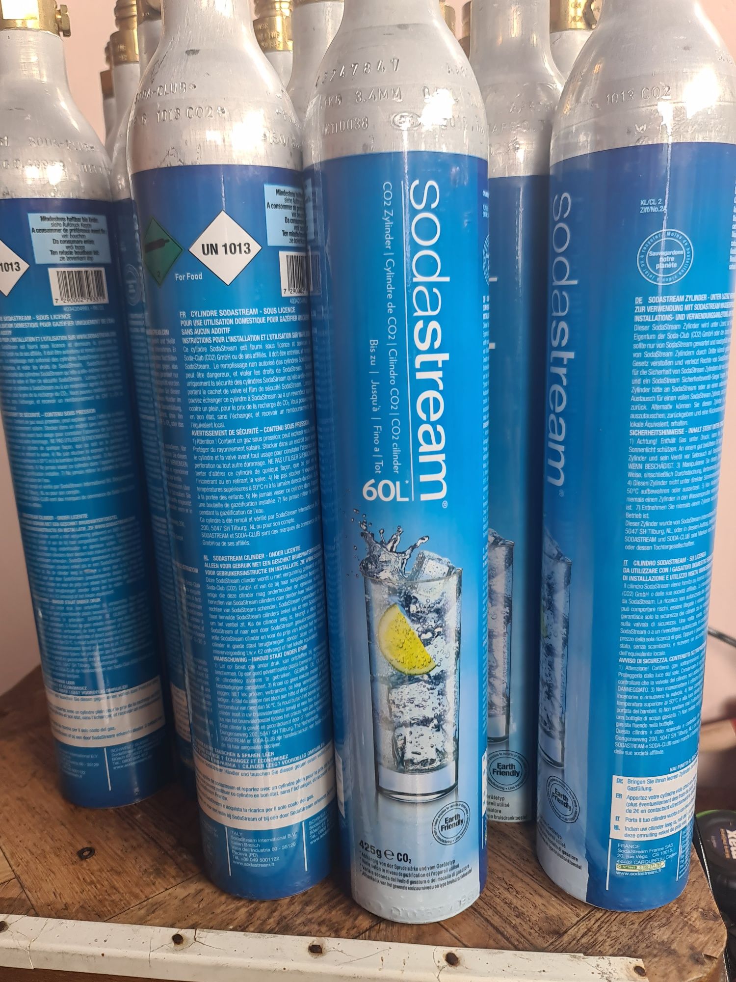 4x niebieska sodastream