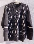 Sweter męski czarny