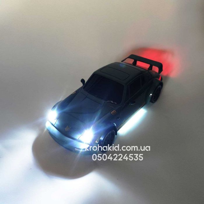 Дріфт машинка Порше Porsche 911 з неоновим підсвічуванням