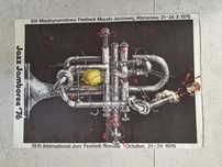 Plakat jazz jamboree '76 Waldemara Świerzego