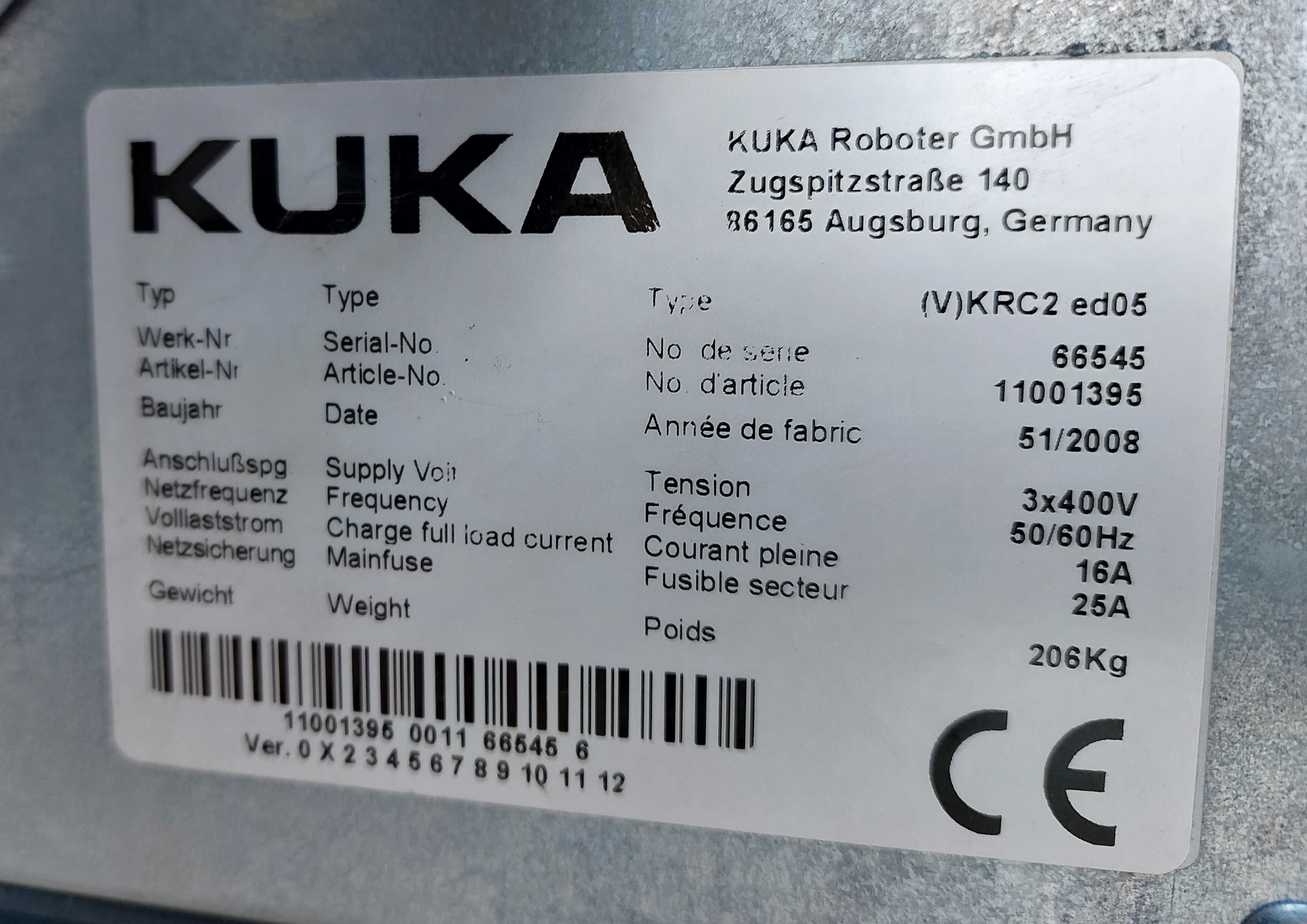 Robot przemysłowy KUKA KR150 + 7 Oś Sterowanie KR C2 ABB FANUC