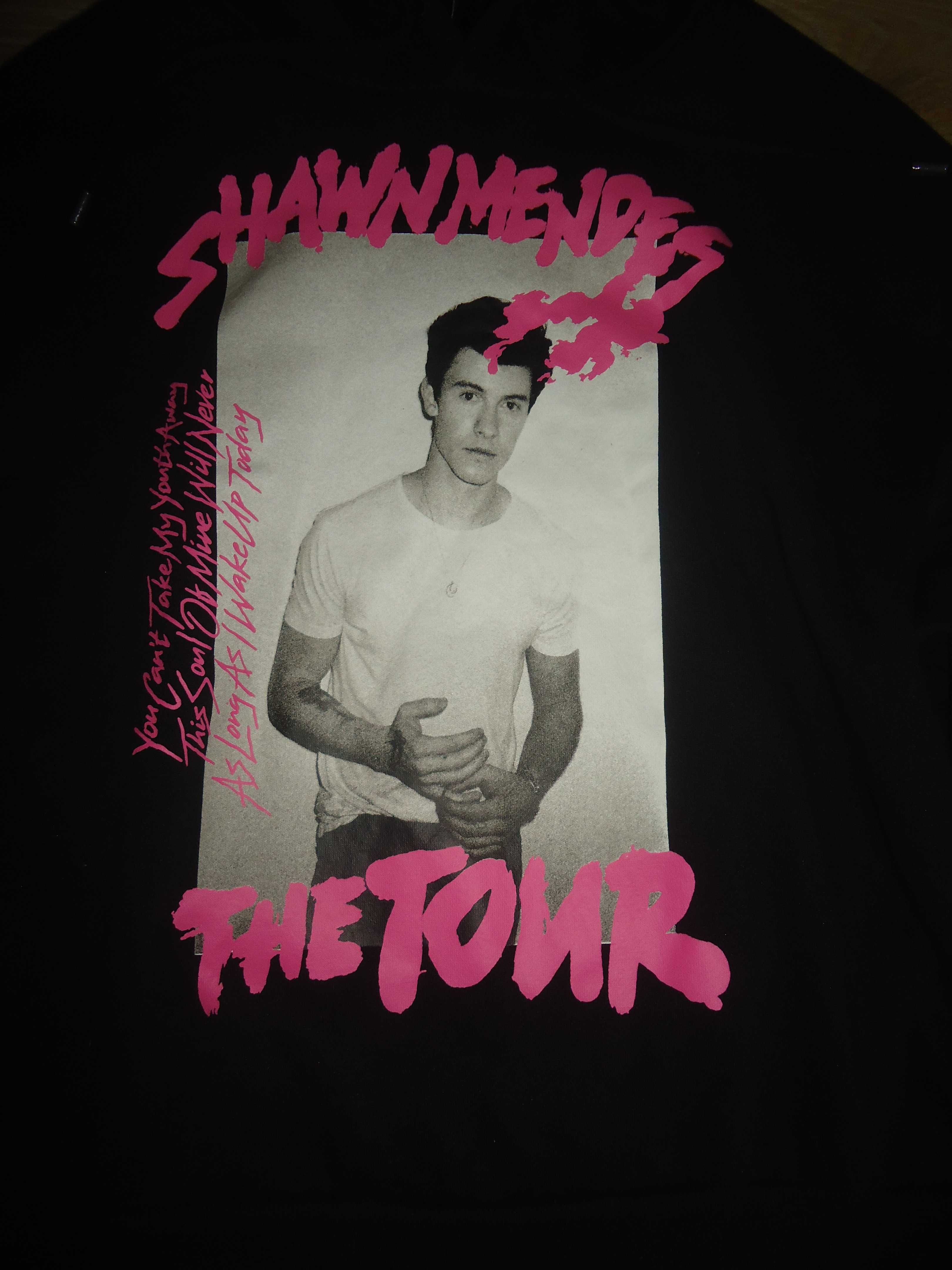 Shawn Mendes Tour H&M Bluza z kapturem czarna Rozmiar M