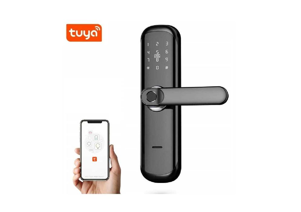 Elektroniczna Klamka Do Drzwi Kod+Wifi+Rfid