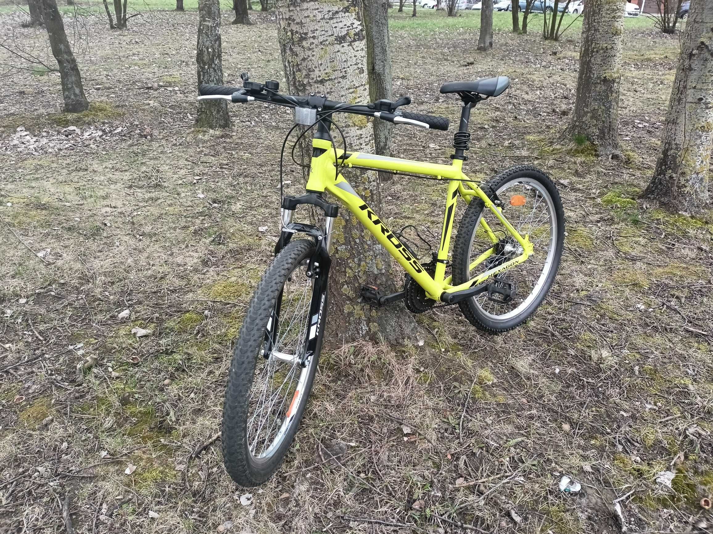 Rower młodzieżowy chłopięcy MTB Kross Hexagon ZZ rama M 19", koła 26"