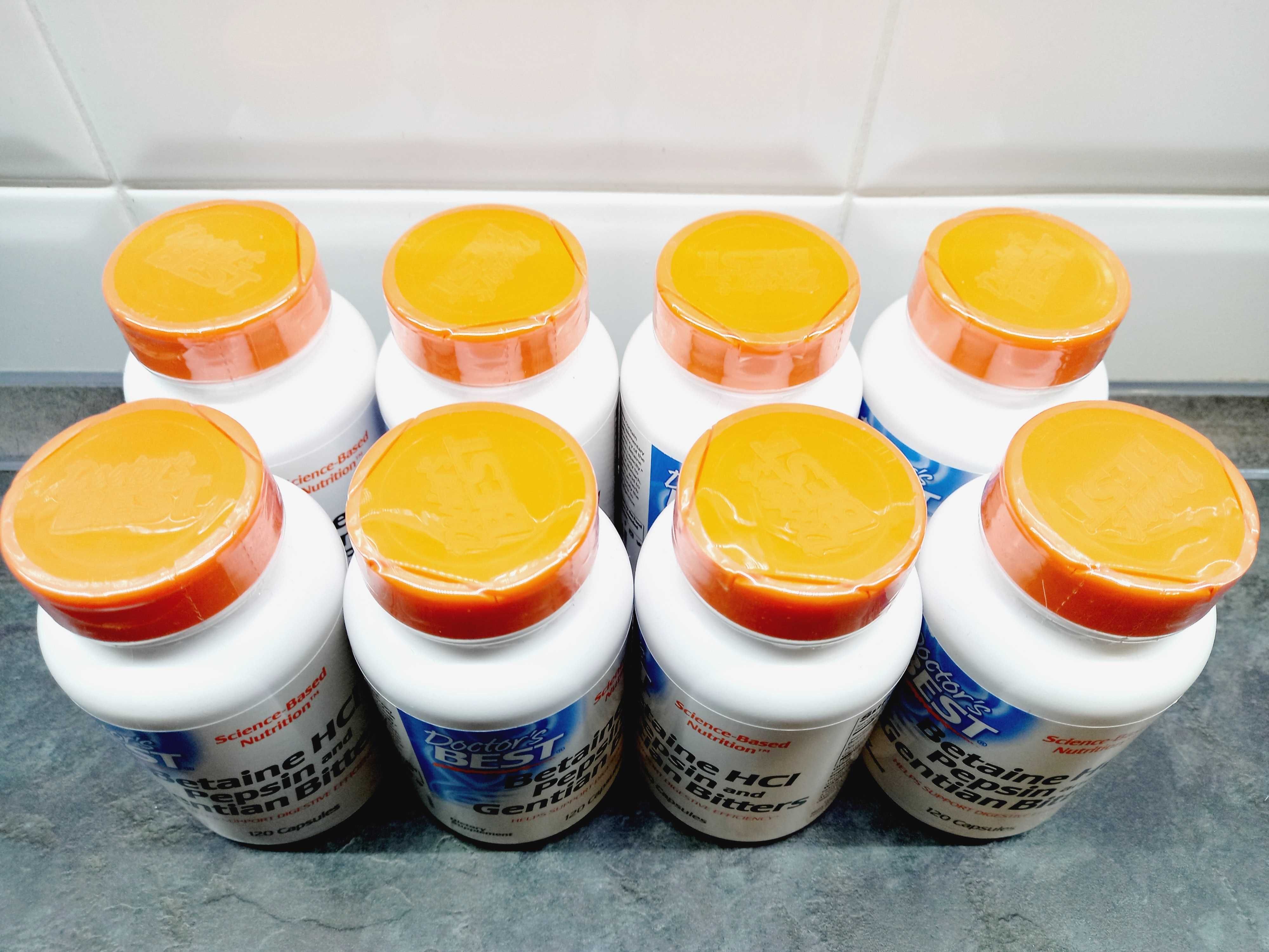 Doctors Best, Betaine HCl Pepsine (120 капс.), бетаин пепсин, бетаїн