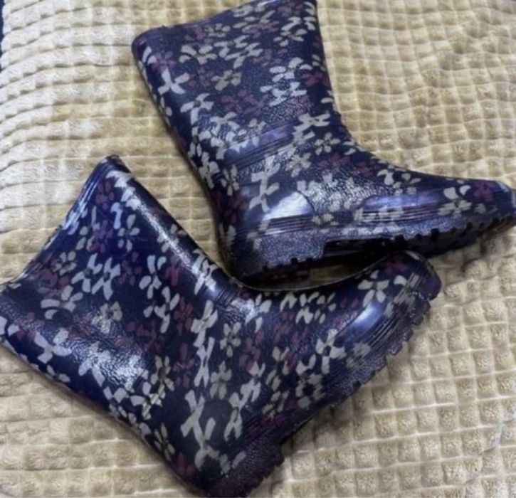 Гумові чоботі жіночі, розмір 37, 24 см по устілці