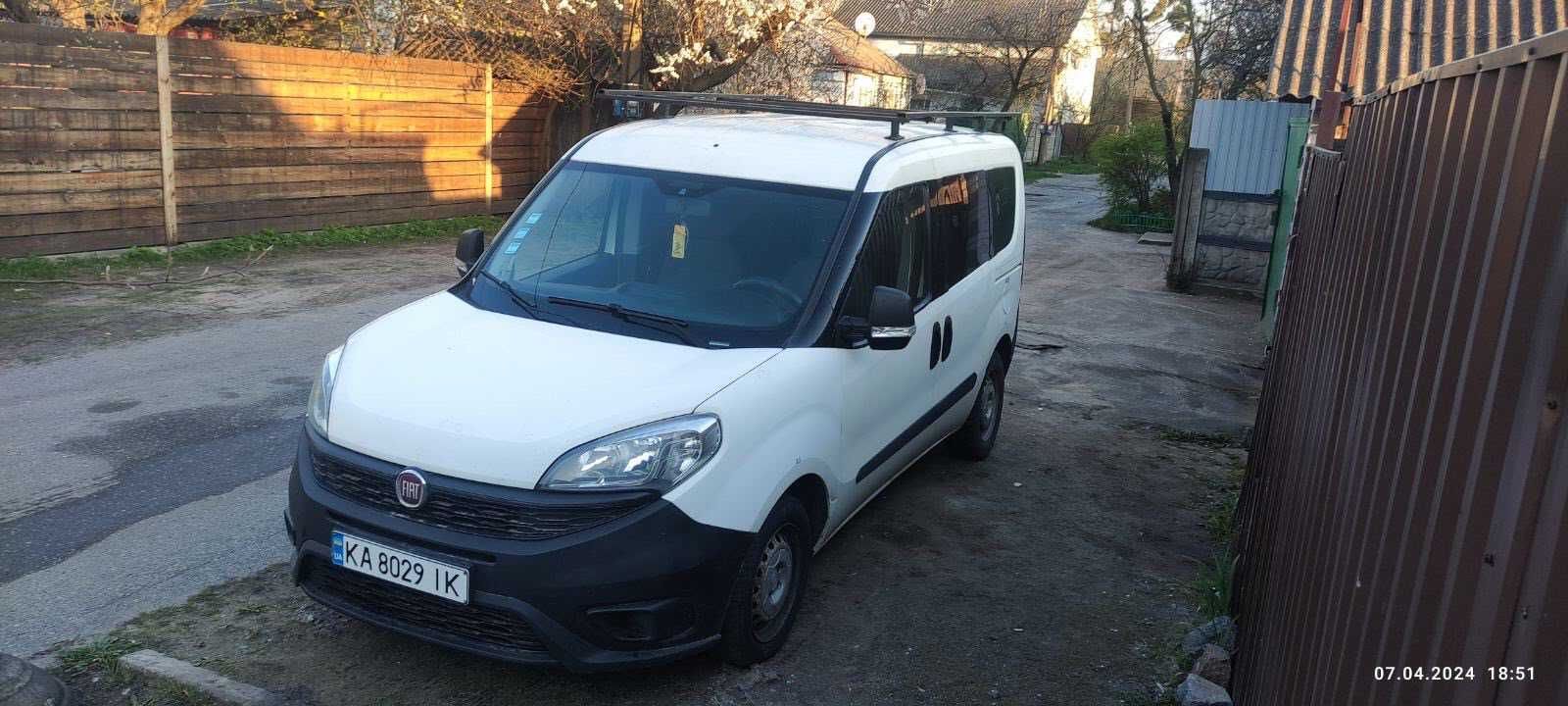 Fiat Doblo 2015 пасажир