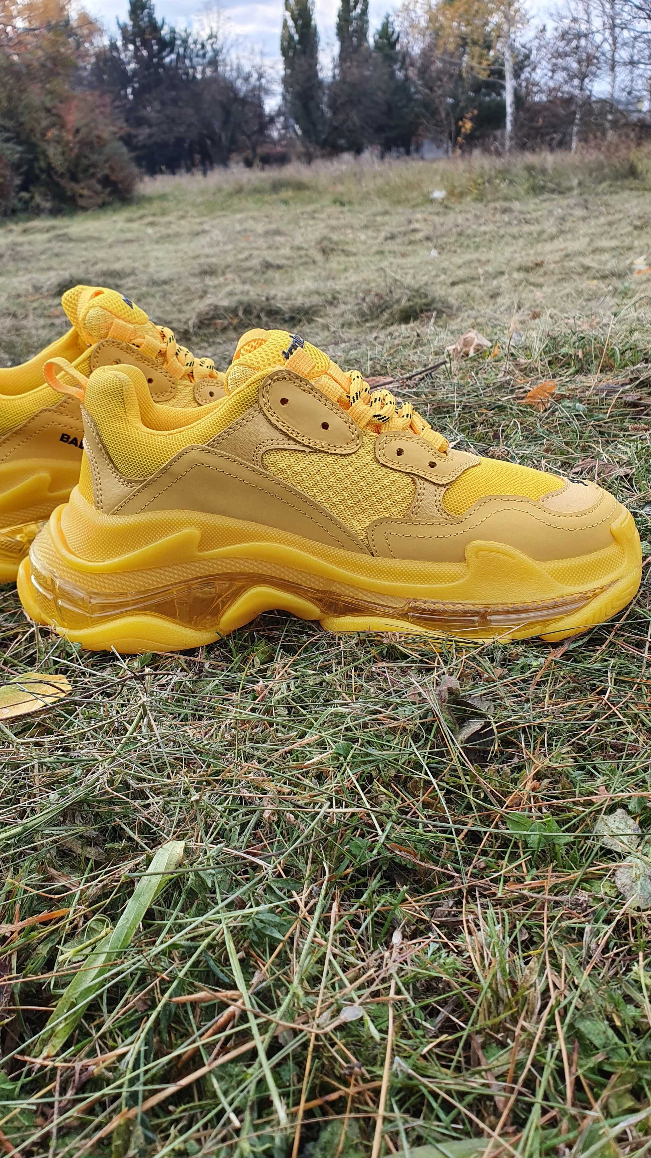Buty Balenciaga Triple S Clear Sole Yellow 36-42r