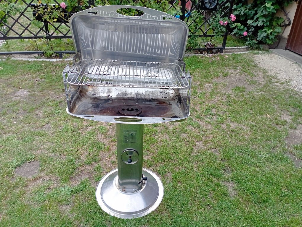 Grill ogrodowy węglowy nierdzewna