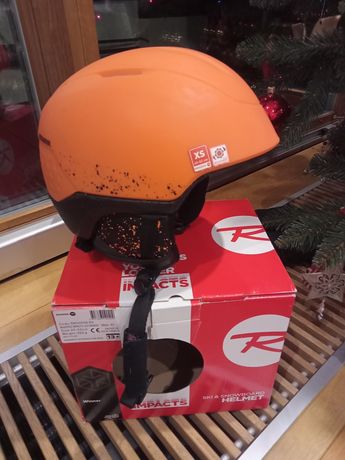 Dzieciecy kask narciarski. XS,49-52cm. Rossignol Whoopee Impacts Led.