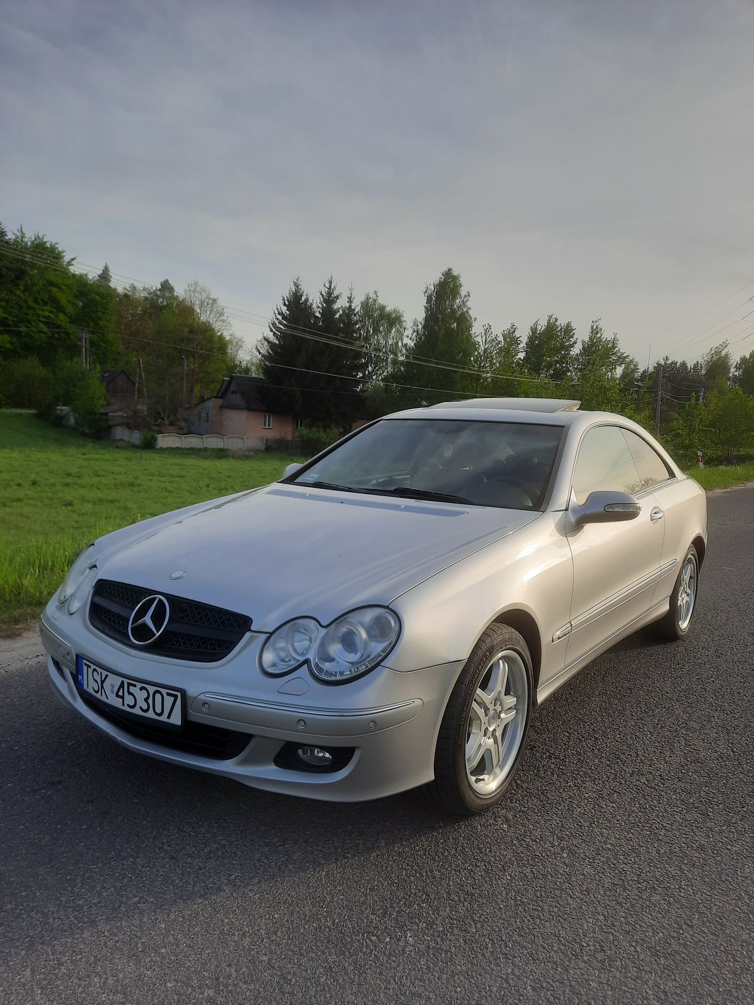 Mercedes CLK W209 270 CDI 2.7 bez DPF AUTOMAT Srebrny z Niemiec