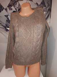 Sweter w warkocze H&M.