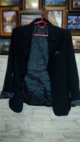 Пиджак школьный подросток XS р.152, бесплатно доставка