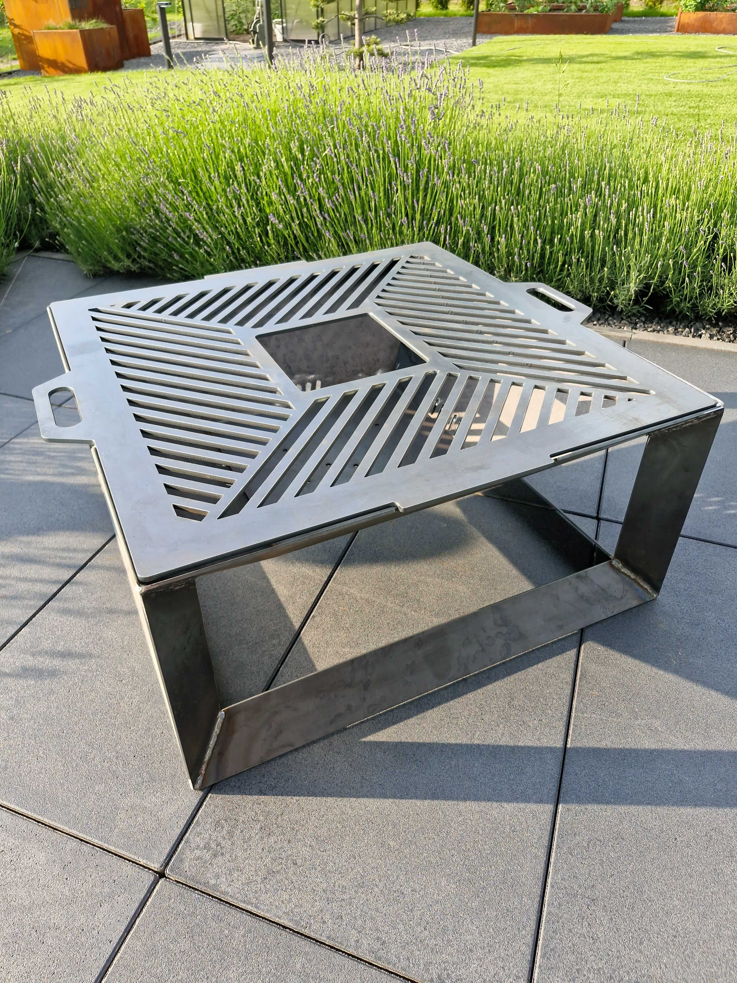 palenisko ogrodowe 4mm z rusztem 6mm o wymiarach 75x75 grill producent