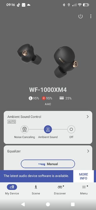 Навушники Sony wf-1000xm4