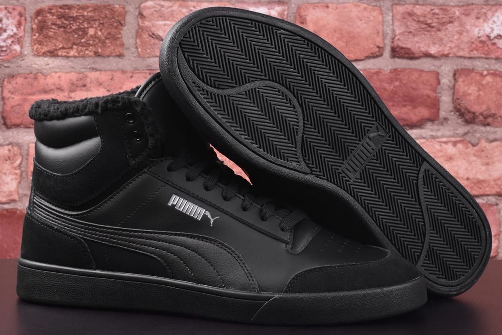 Buty Zimowe Puma Shuffle Mid Fur czarne ocieplane - 42 WYSYŁKA 24H