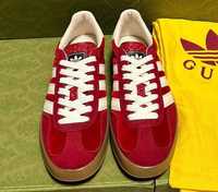 Gucci x Adidas Originals Gazelle czerwone