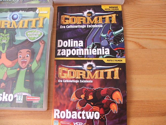 Gormiti dvd plus 2 gratisy, kolekcja , tanio