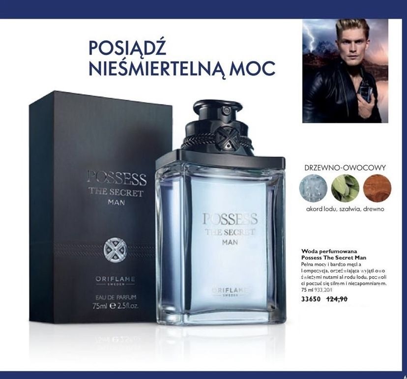 POSSESS the secret Man ORIFLAME szyb. wysyłka!