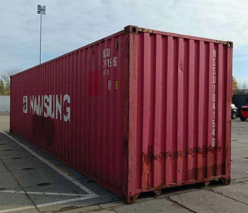 Kontener morski 40HC – idealny na plac budowy