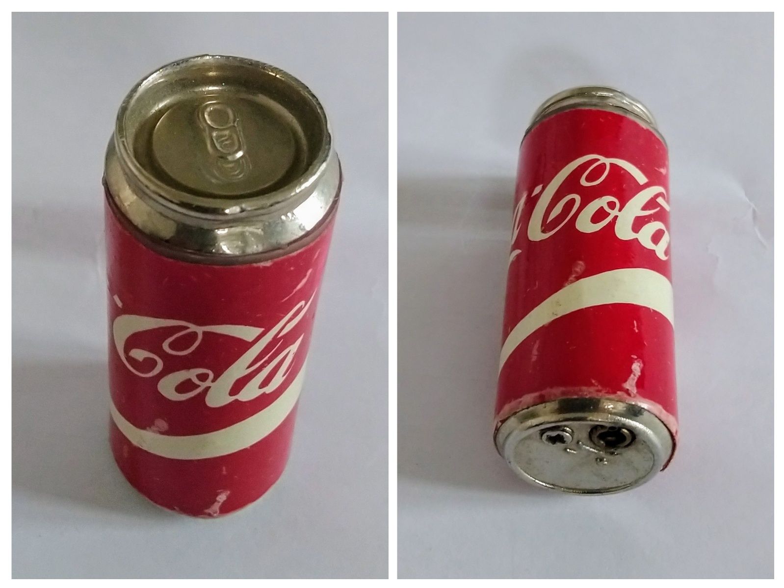 Isqueiros antigos Super Bock e Coca e embelema