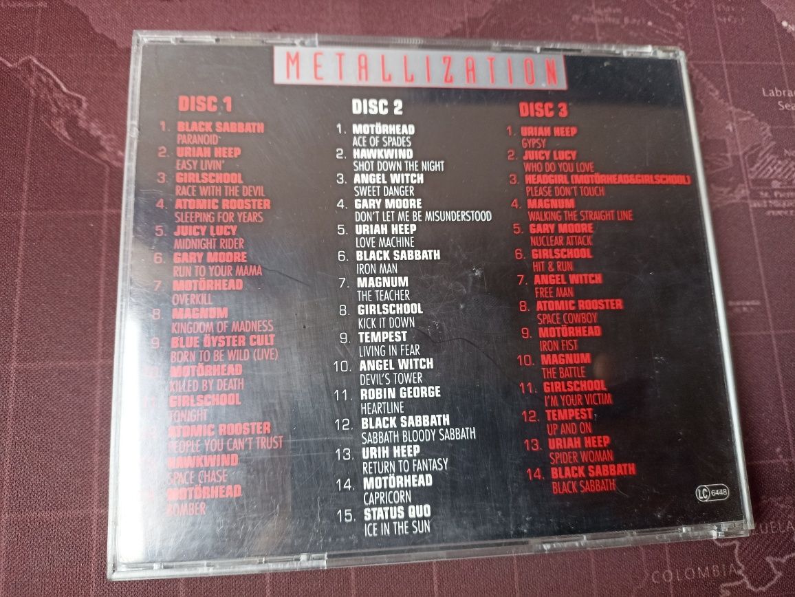 Metallization 2, cd metal 1992, Motorhead Black Sabbath