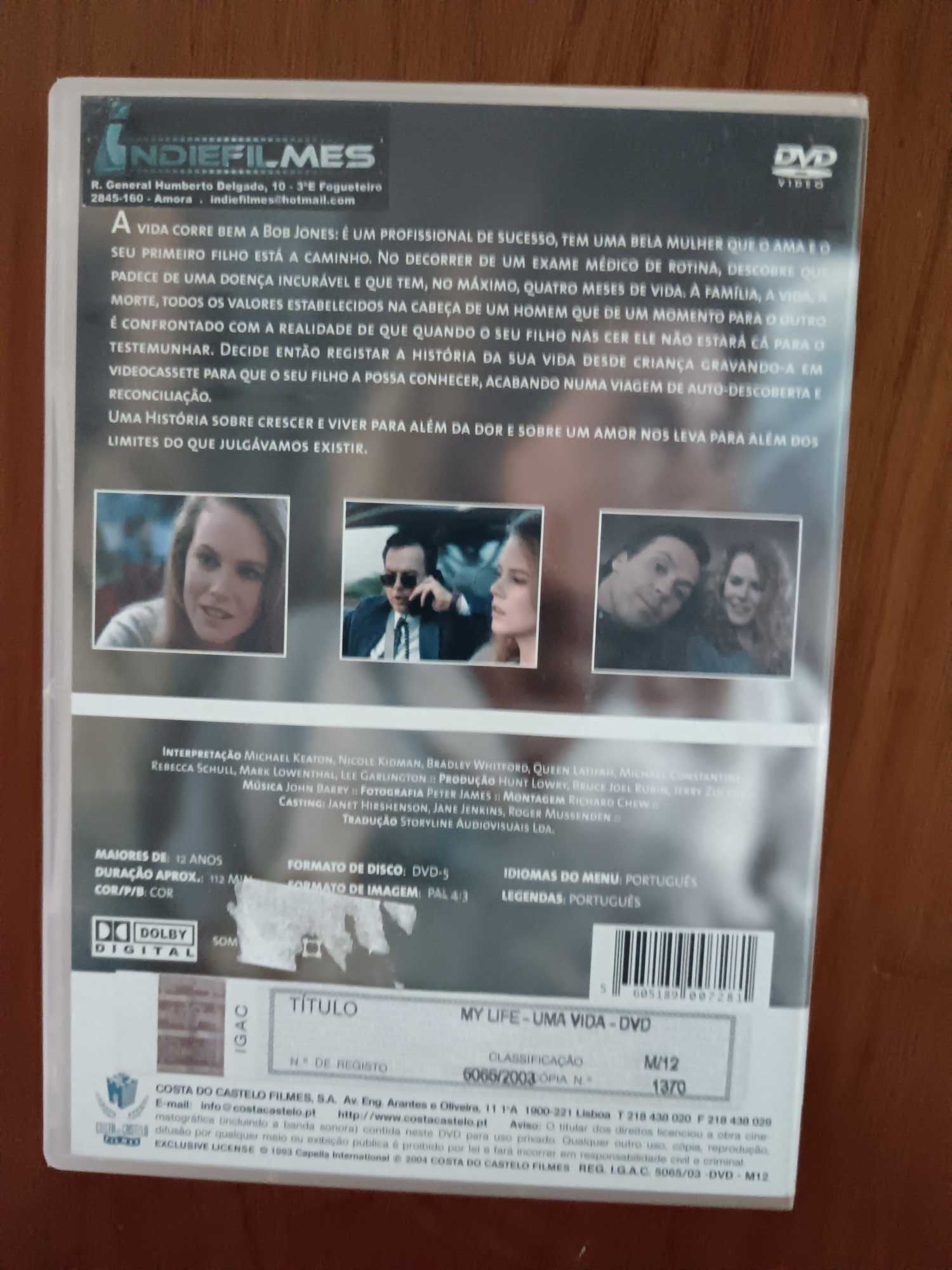 filme dvd original - uma vida