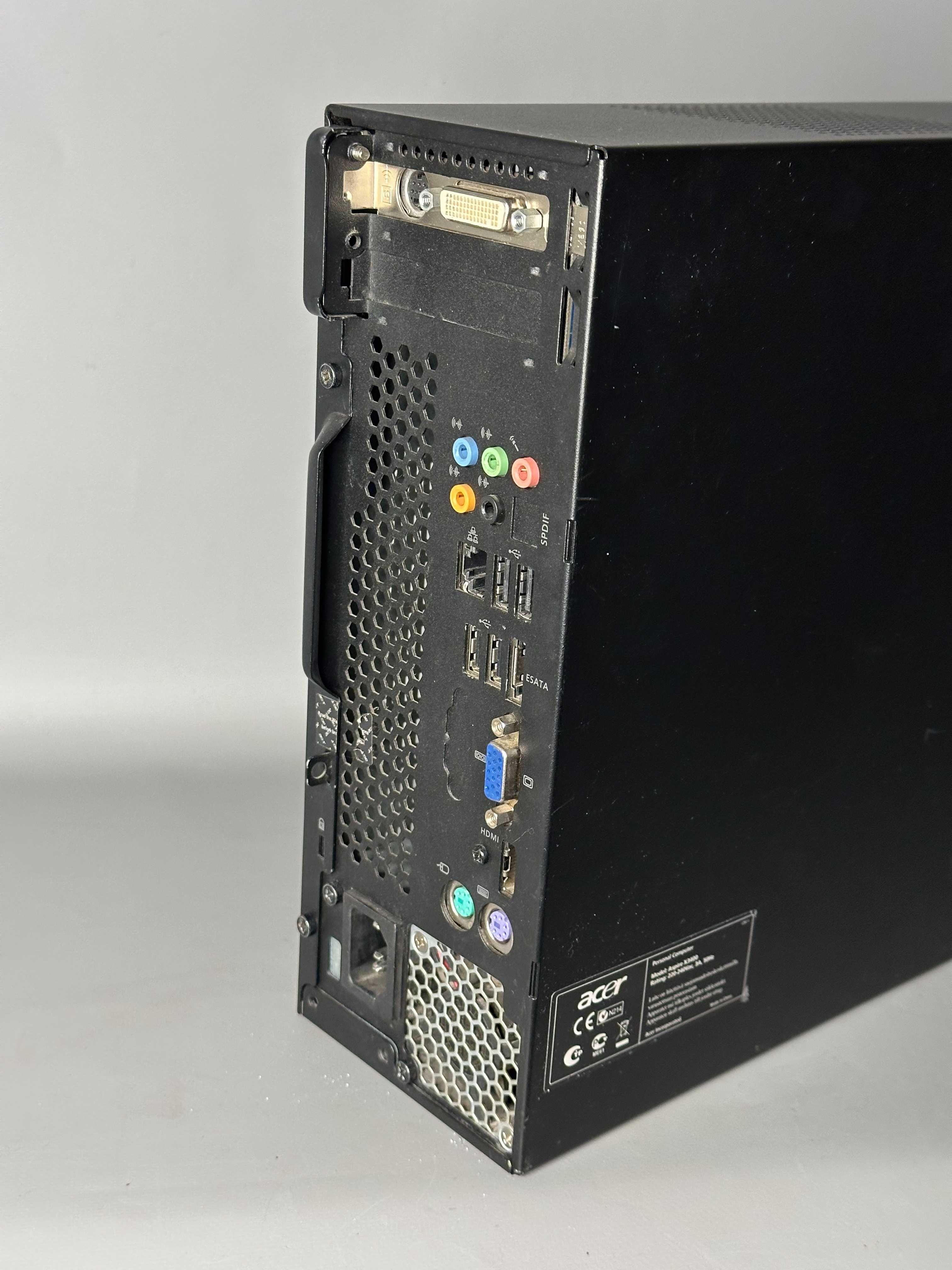 Компактный системный блок Acer AX3400/3Gb ОЗУ/Видео-512Mb/220W/1Tb HDD