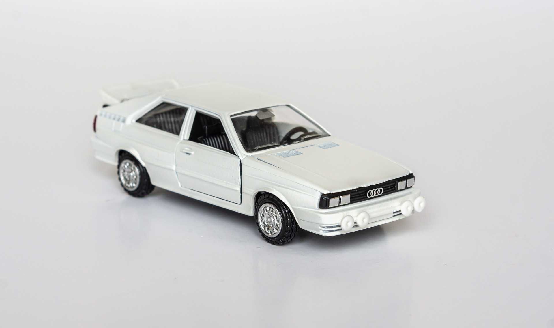 1:43 Audi 80 B2 Quattro 1978-86 coupe white, Conrad #1020 W.Germany