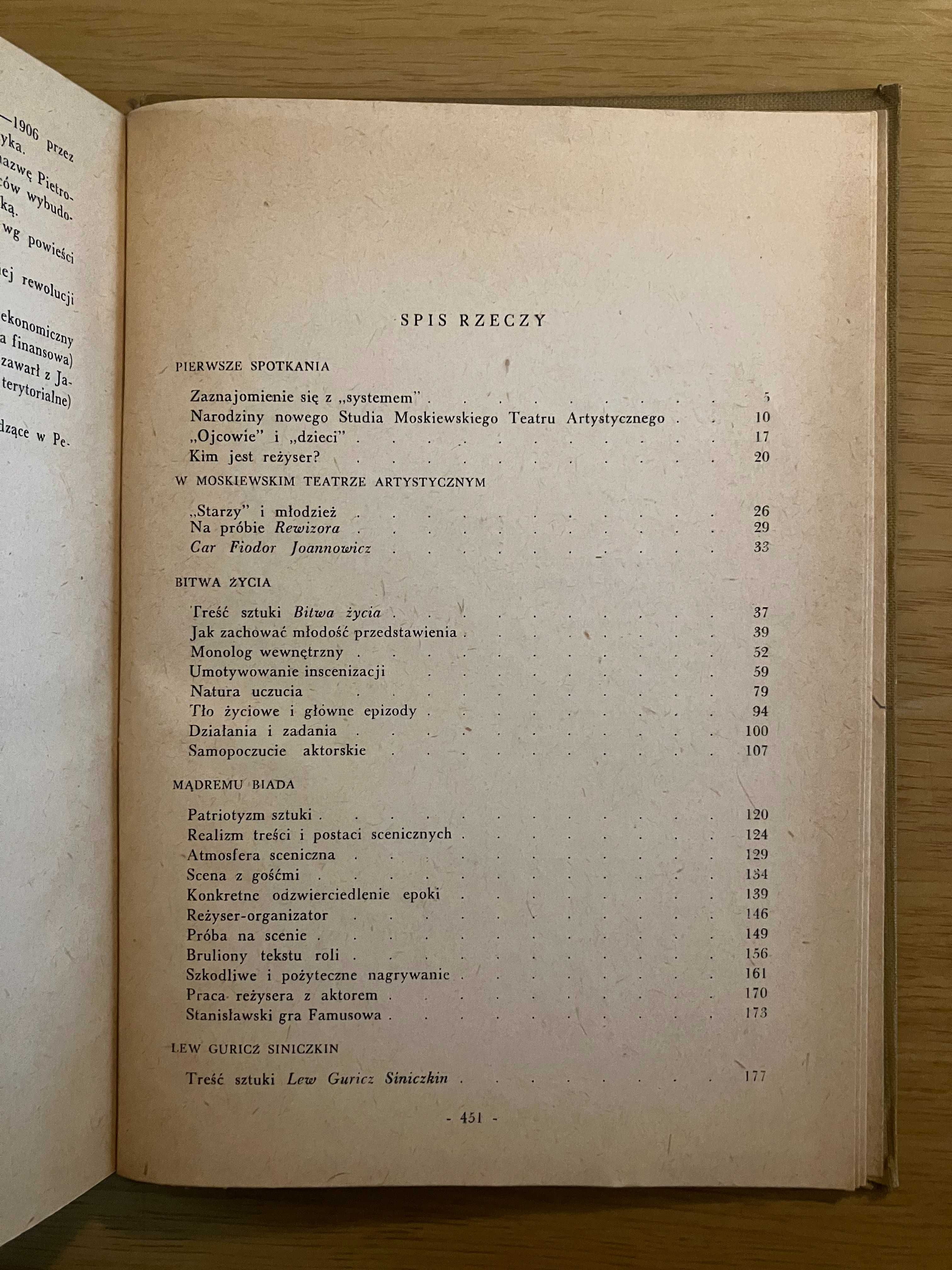 Lekcje reżyserskie Stanisławskiego Mikołaj Gorczakow
