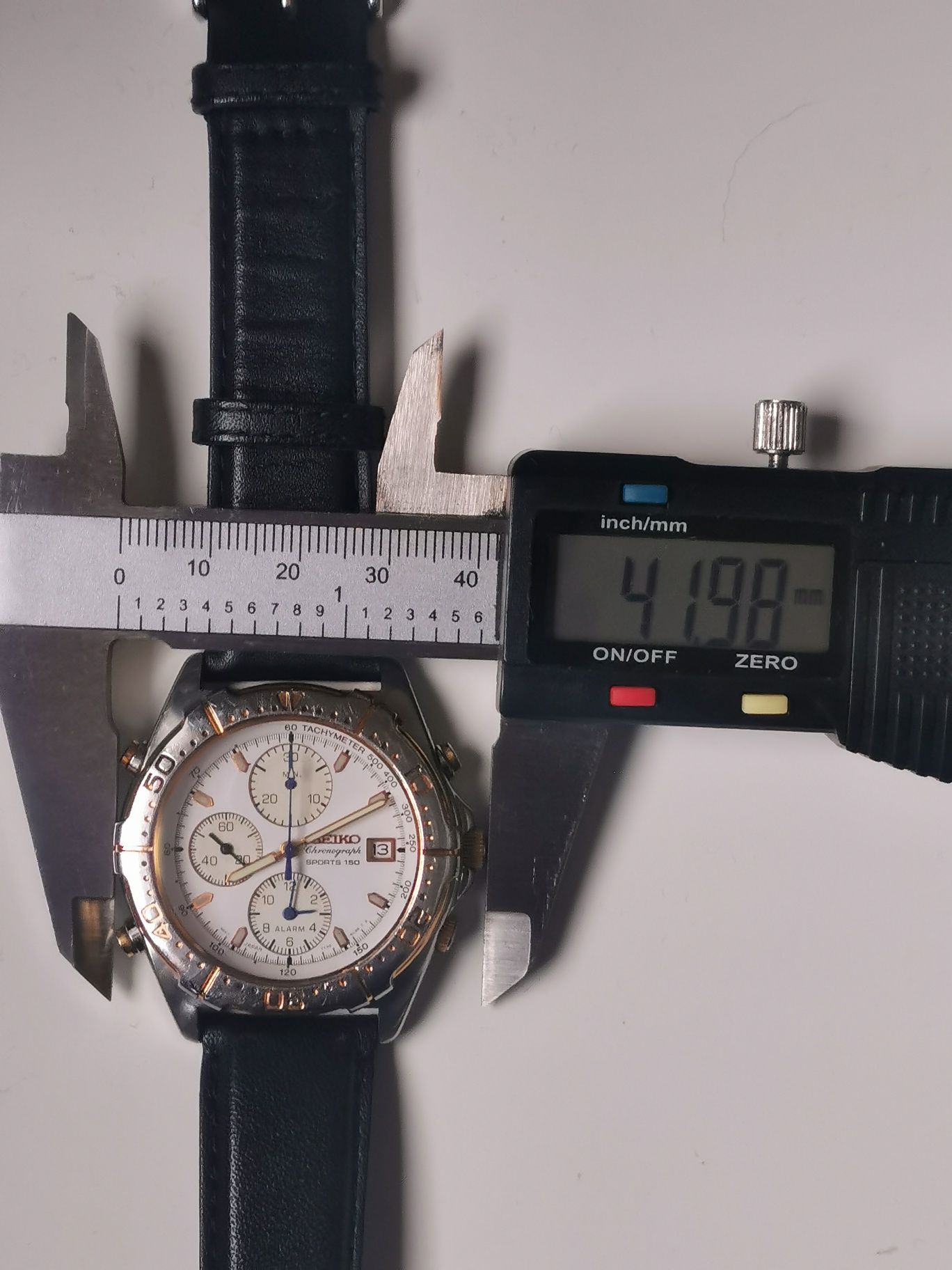 Relógio Seiko com cronógrafo