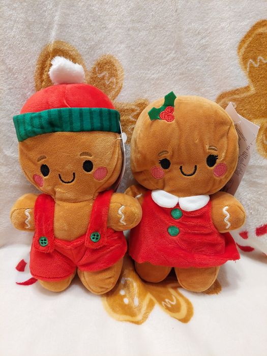 Pluszaki maskotki para piernikowe ludki ciastek pepco sinsay smyk