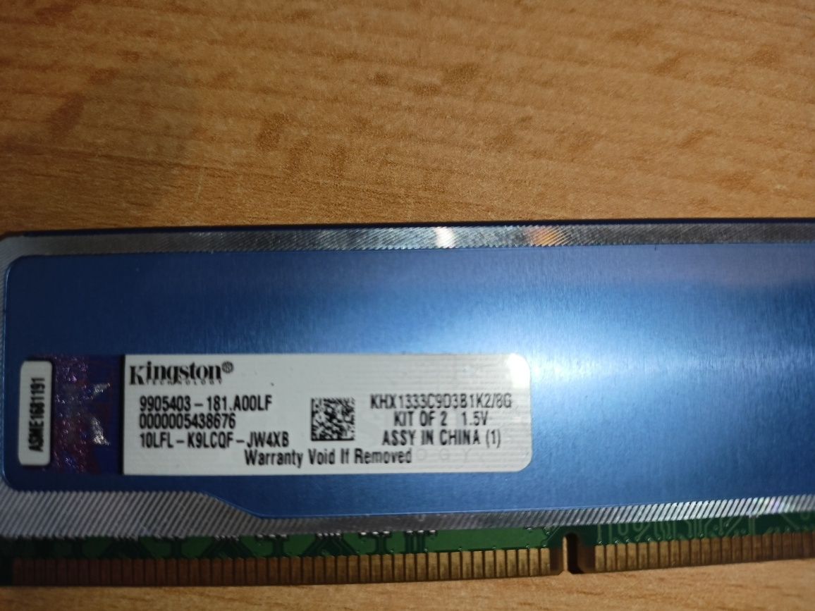GAMINGOWY RAM DDR3 16 GB (4x4 GB) 1600 MHz – 1.5V i 1.65V kingston