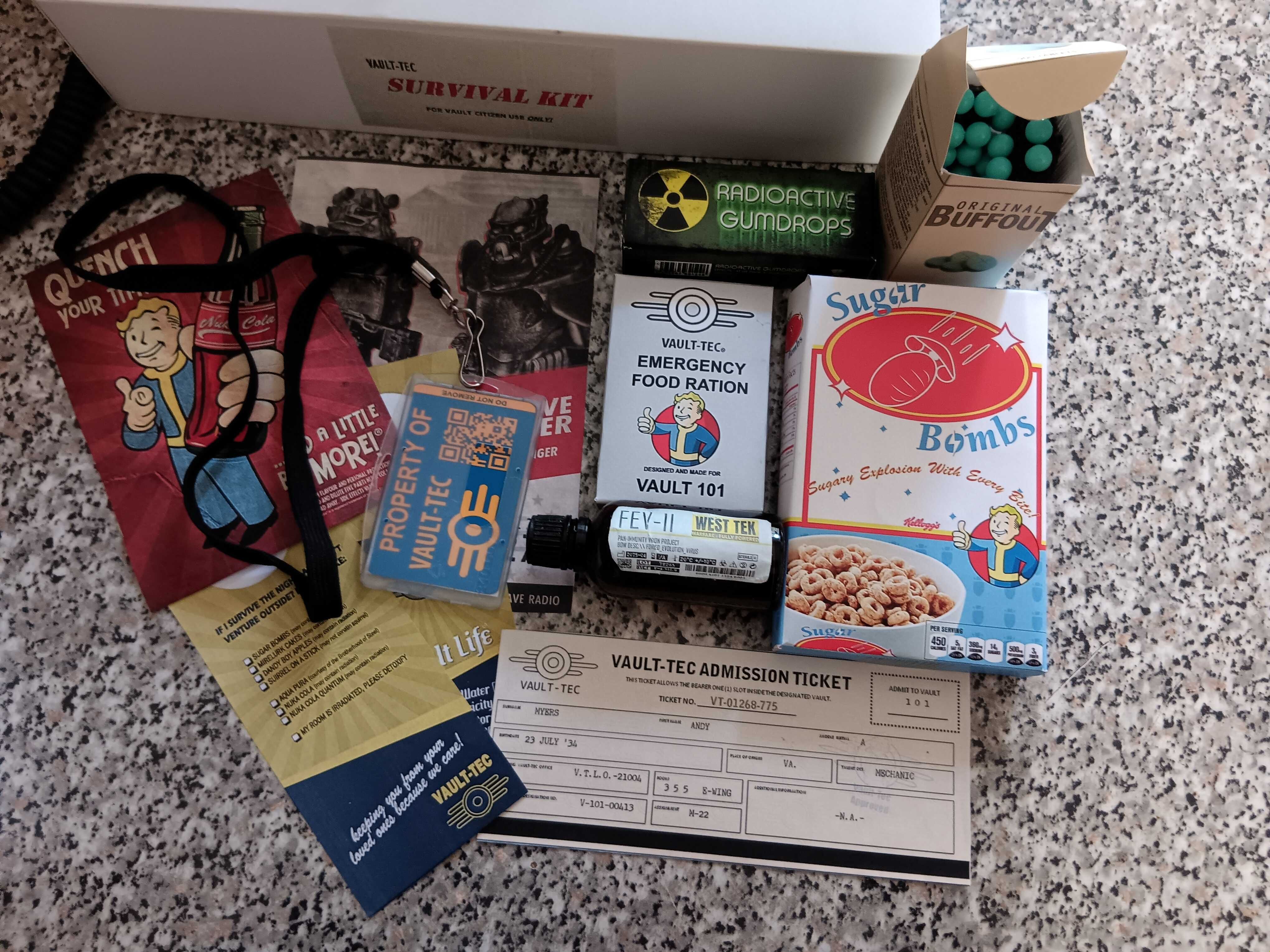 Kit de sobrevivência Fallout