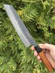 Santoku Шеф нож, кухонный нож дамасская сталь, поварской нож