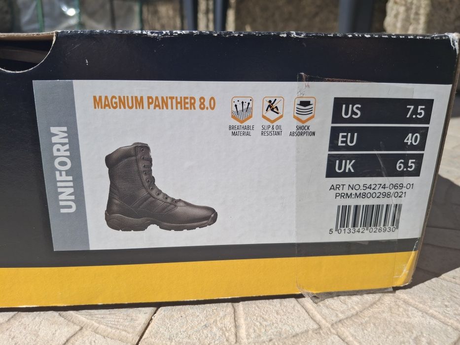Batas magnum Panther 8.0 novas