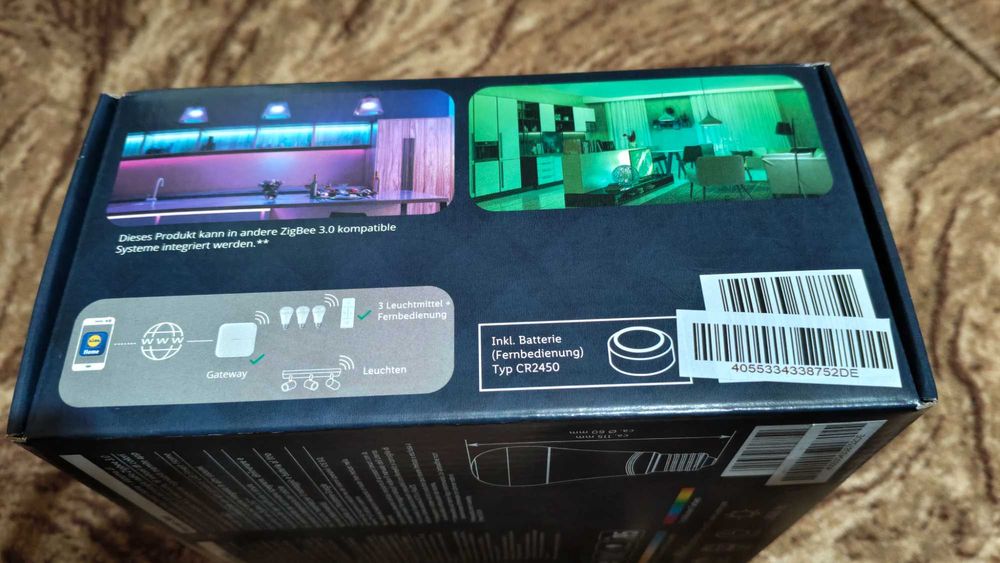 Набор 3 ARGB  лампочки и WIFI контролер